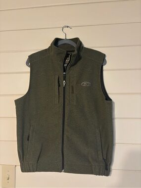 Drake Fleece Vest - Olive Green